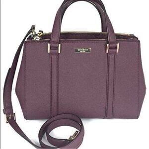 Kate Spade Newbury Lane Loden Medium Saffiano
Leather Satchel Crossbody
